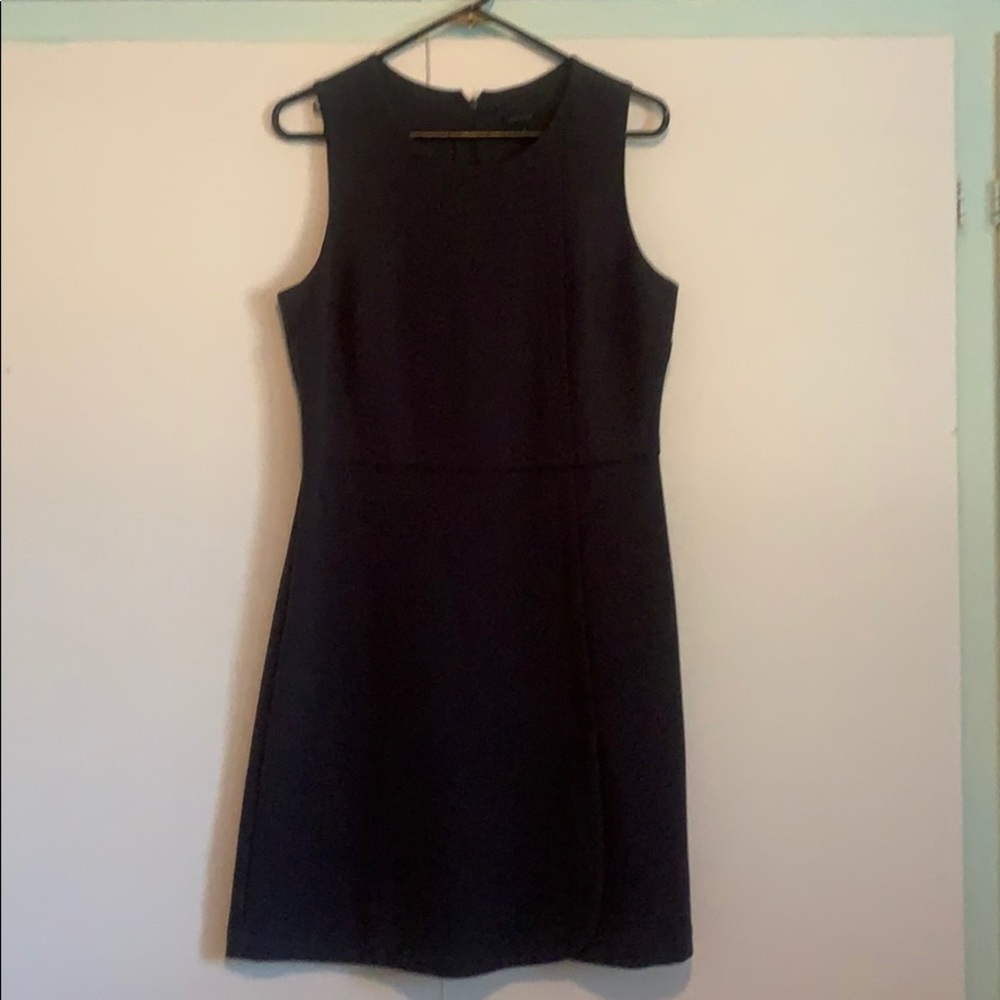 Ann Taylor Navy Bi-Stretch Dress NWOT